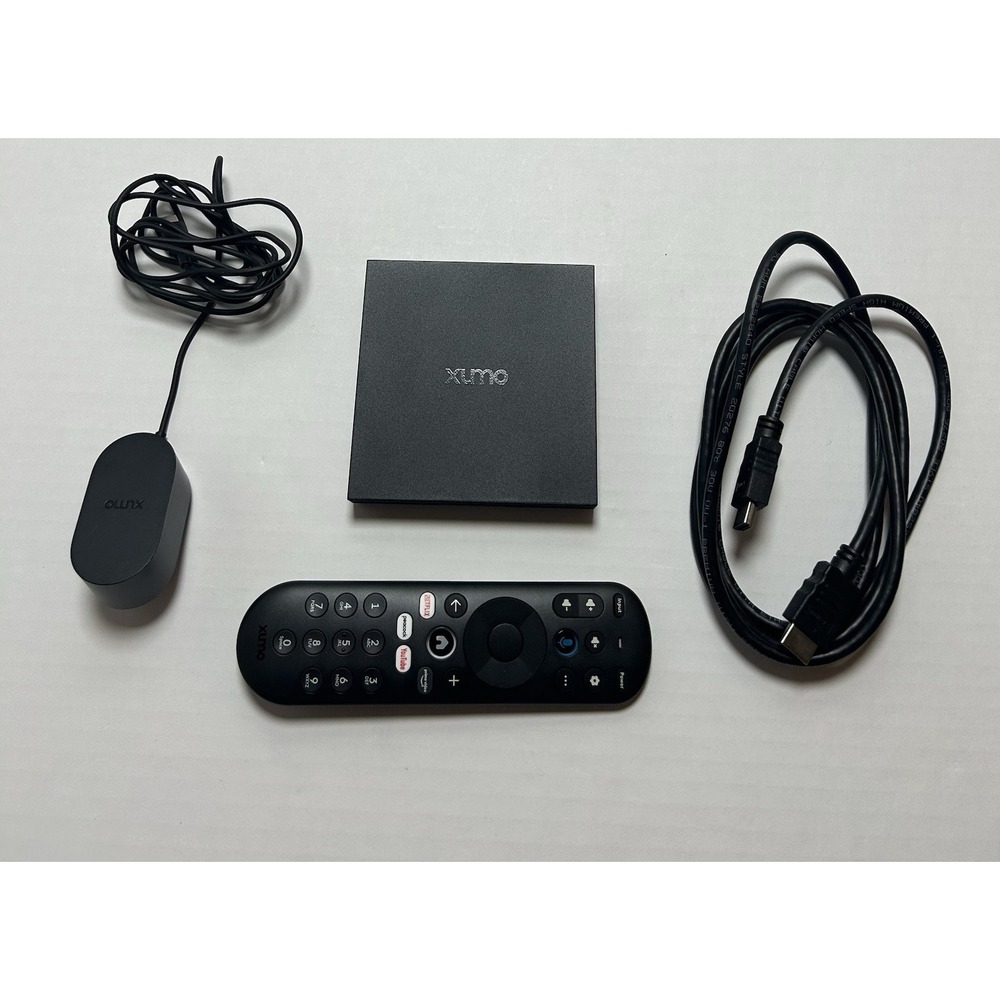 Xumo Stream Box ES1(A) 4K Streaming Media Player HDR WiFi HDMI Black Remote